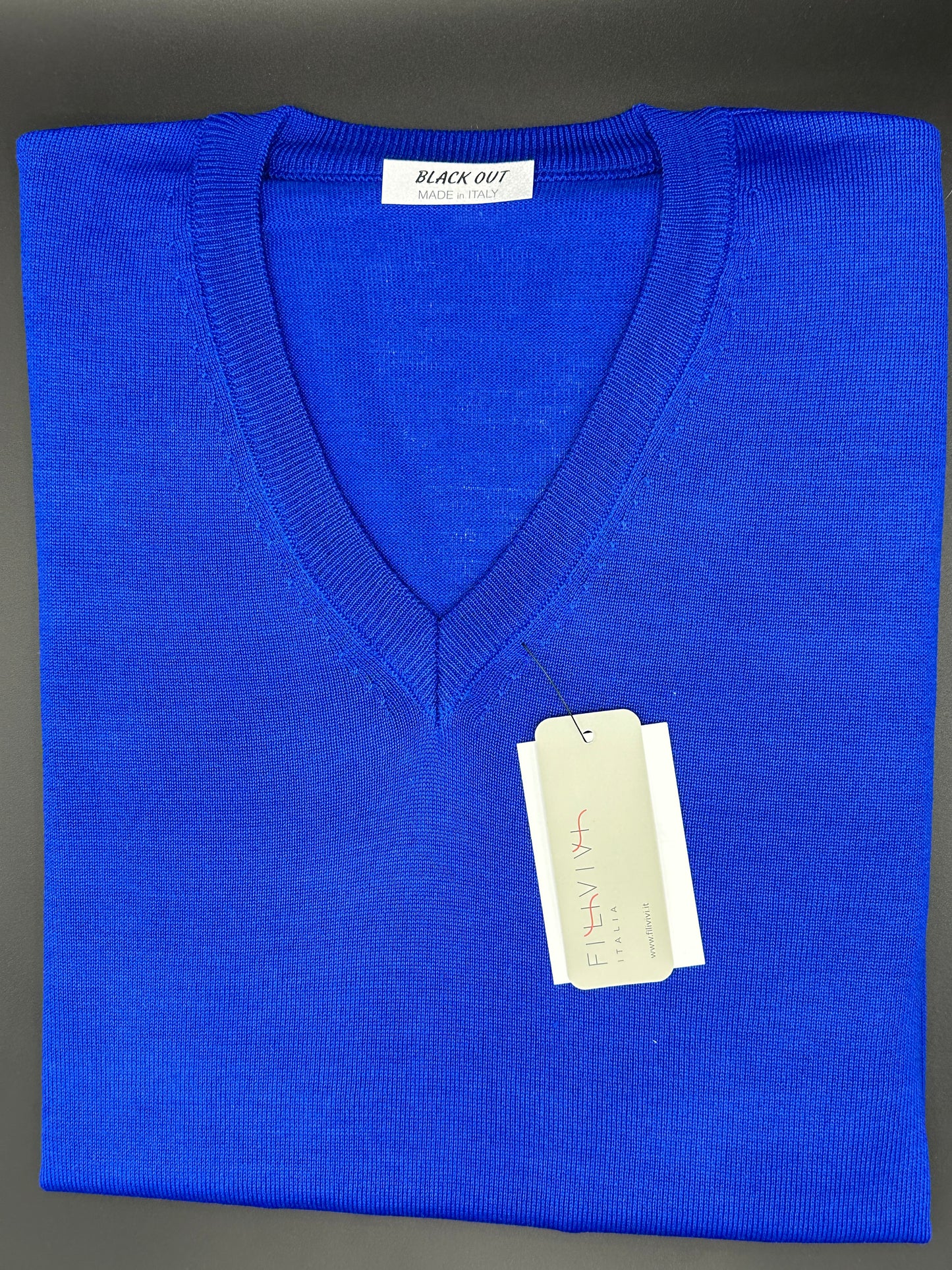 Pullover Scollo V Bluette (Pazzo)